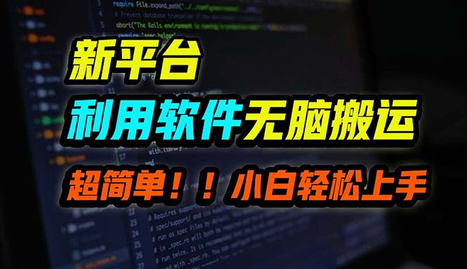 B站平台用软件无脑搬运，月赚10000+，小白也能轻松上手-情久项目网