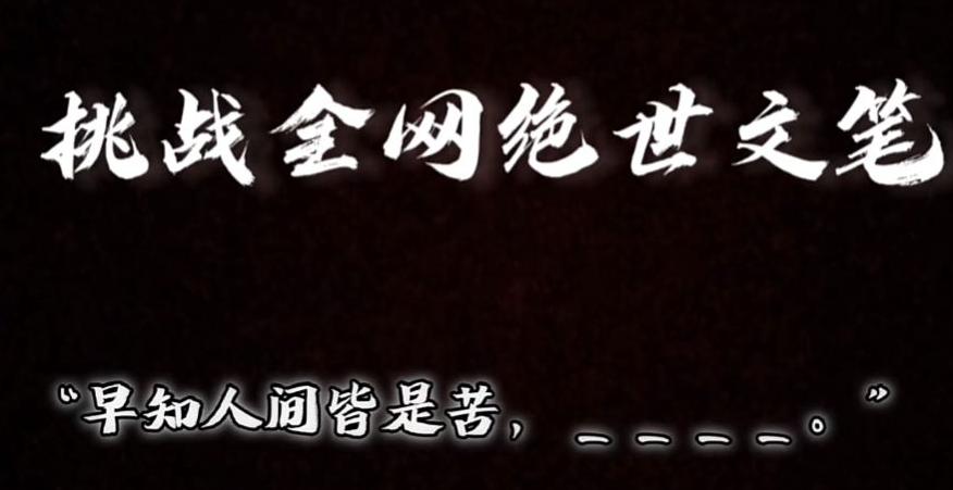 视频号小众玩法，文笔挑战，互动拉满，轻松赚取分成收益！小白也可当天上手-情久项目网