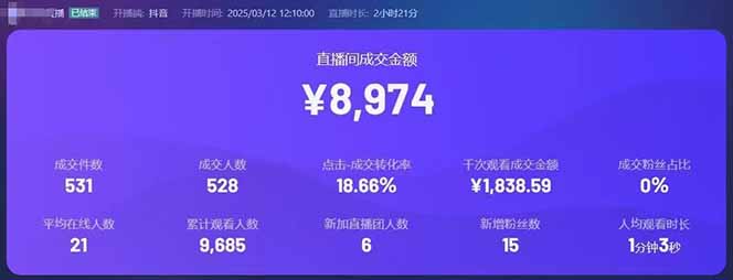 图片[2]-靠不露脸读稿子直播，日入5000+，普通人直播带货的新风口，抖音破价直…-情久项目网