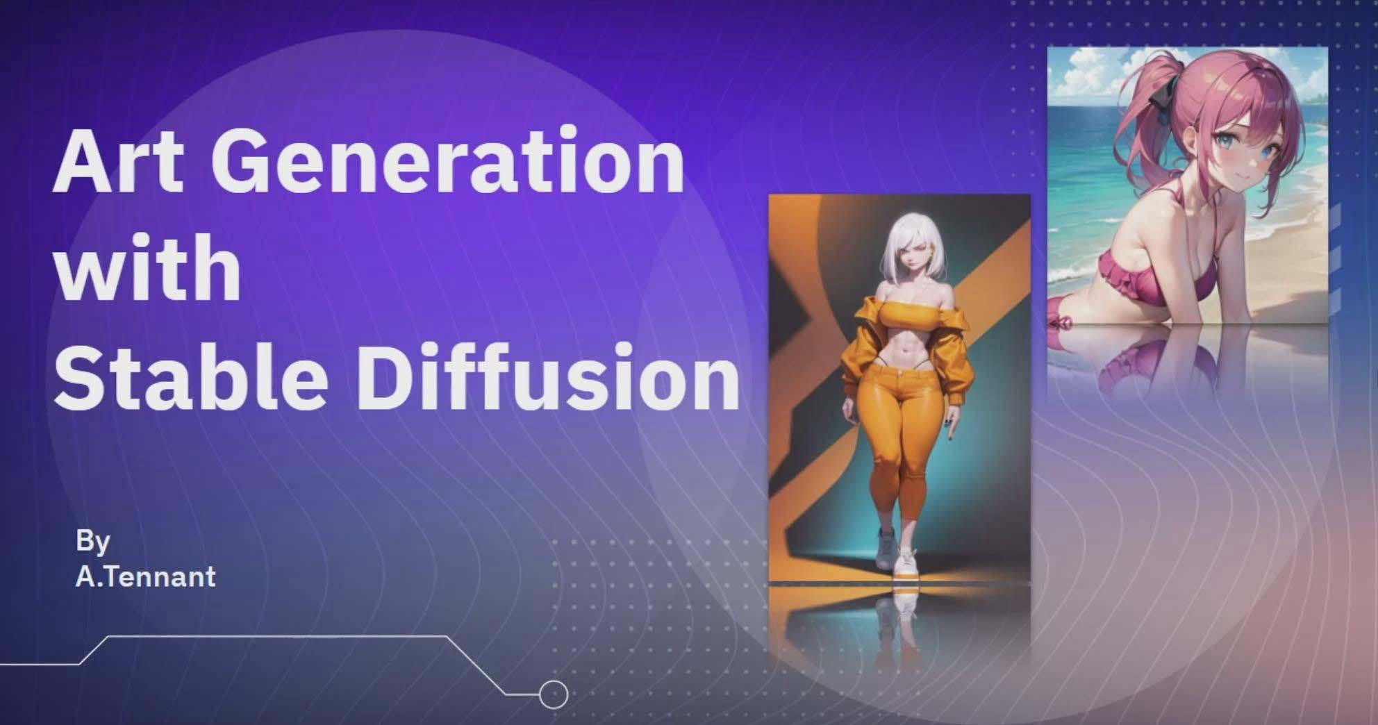 图片[1]-利用Stable Diffusion AI人工智能生成动漫艺术分步教程-14节课-中英字幕-情久项目网