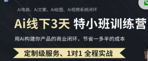 AI实操培训第20-21期线下，0基础保姆级教程，3月最新整理，企业获客、降本增效、打造超级个体-情久项目网