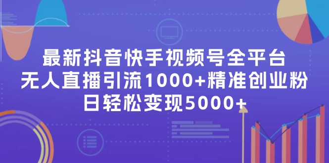 最新抖音快手视频号全平台无人直播引流1000+精准创业粉，日轻松变现5000+-情久项目网