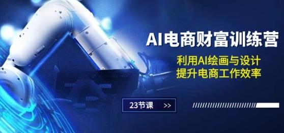 AI电商-财富训练营：利用AI绘画与设计，提升电商工作效率(23节课)-情久项目网