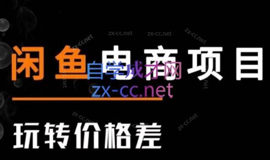 亿创繁星·闲鱼电商项目(玩转价格差)-情久项目网