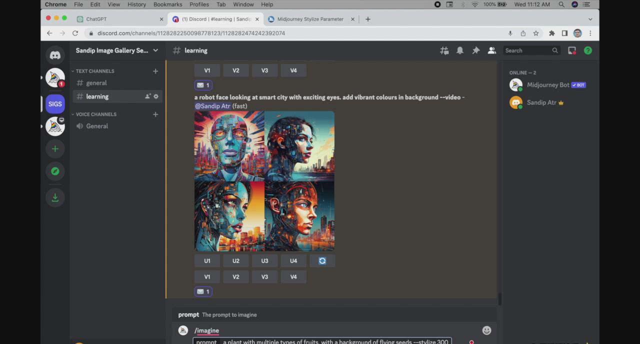 图片[2]-ChatGPT4 和 MidJourney AI 绘画聊天革命性指南教程-33节视频课-中英字幕-情久项目网