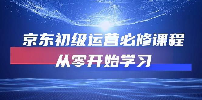 京东初级运营必修课程，从零开始学习(49节课-情久项目网