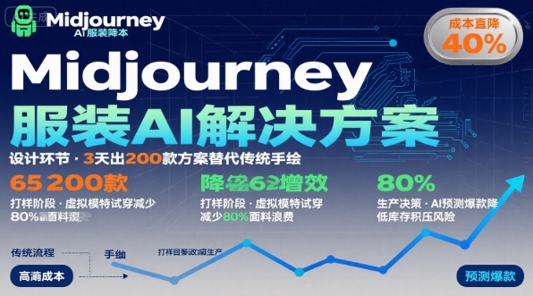 AI在服装领域的运用，使用midjourney做服装辅助企业降低成本-情久项目网