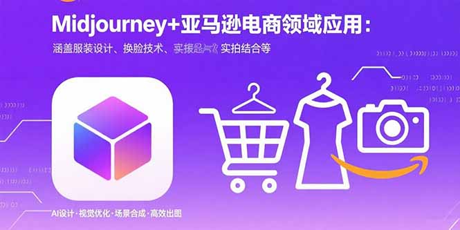 Midjourney+电商领域商业应用：涵盖服装设计、换脸技术、实拍结合等-情久项目网