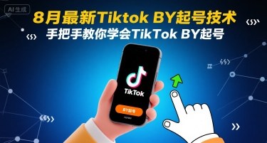 8月最新Tiktok搬运起号技术，手把手教你学会TikTok搬运起号-情久项目网