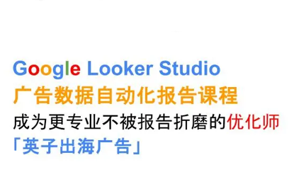 英子出海广告·Google Looker Studio从新手到高手-情久项目网