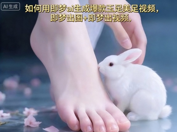 如何用即梦ai生成爆款玉足美足视频，即梦出图+即梦出视频，快速涨粉-情久项目网