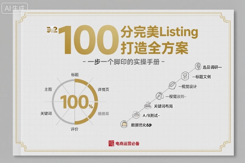 100分完美Listing打造全方案，想要完美listing必须是需要一步一个脚印的-情久项目网