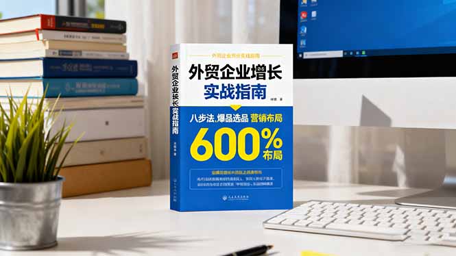 外贸企业增长实战指南，八步法、爆品选品、营销布局，业绩增长300%-情久项目网
