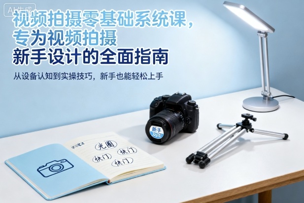 视频拍摄零基础系统课，专为视频拍摄新手设计的全面指南-情久项目网