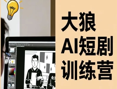 大狼AI短剧训练营-短剧课程(更新中)-情久项目网