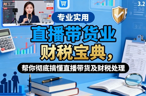 直播带货业财税宝典，帮你彻底搞懂直播带货及财税处理-情久项目网