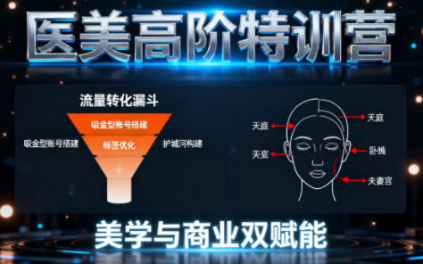 0-1000万医美高阶特训营课程-情久项目网