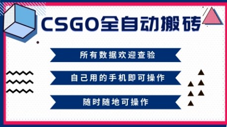 CSGO全自动搬砖，年底钱回家好项目，当天可拿到结果，新手小白轻松月入1W+【揭秘】-情久项目网