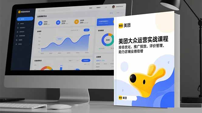 美团大众运营实战课程，排名优化、推广投放、评价管理，助力店铺业绩倍增-情久项目网