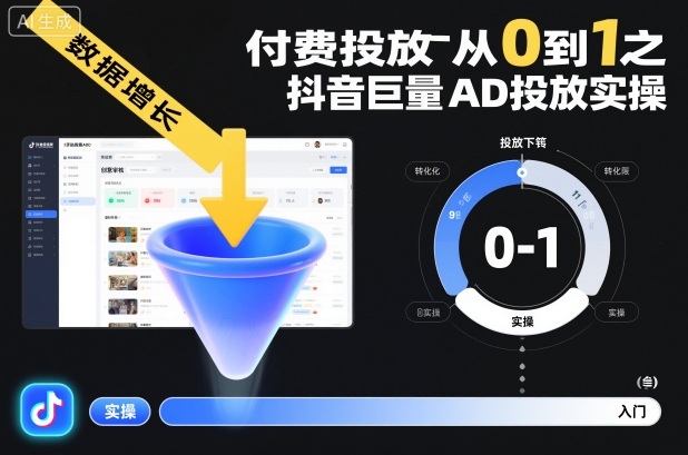 ​​‌‬‌‍⁤⁣​​⁤⁢​⁤​‍‬‬​⁤⁣‍‬⁤​⁡​⁣⁡‌‍​⁤⁣‍⁣​‌⁢⁢⁡‍⁣⁡​付费投放从0到1之抖音巨量AD投放实操-情久项目网