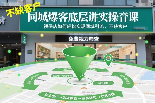 同城爆客底层实操课，视保店如何轻松实现同城引流，不缺客户！-情久项目网