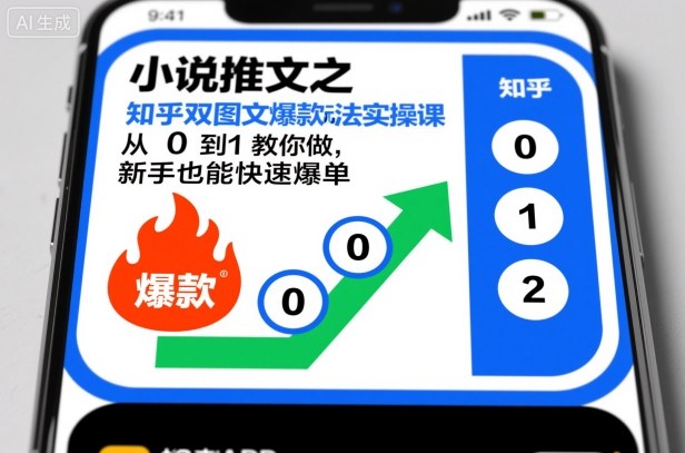 小说推文之知乎双图文爆款玩法实操课，从0到1教你做，新手也能快速爆单-情久项目网