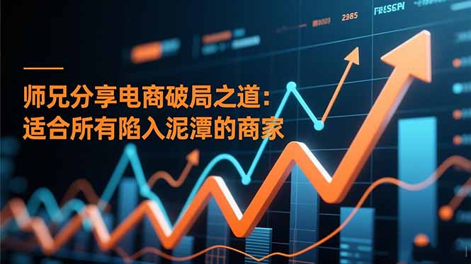 师兄分享电商破局之道：适合所有陷入泥潭的商家-情久项目网