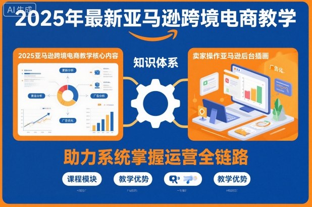 2025年最新亚马逊跨境电商教学，助力卖家系统掌握亚马逊运营全链路知识-情久项目网