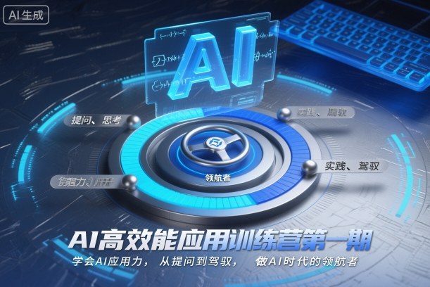 AI高效能应用训练营第一期，学会AI应用力，从提问到驾驭，做AI时代的领航者-情久项目网