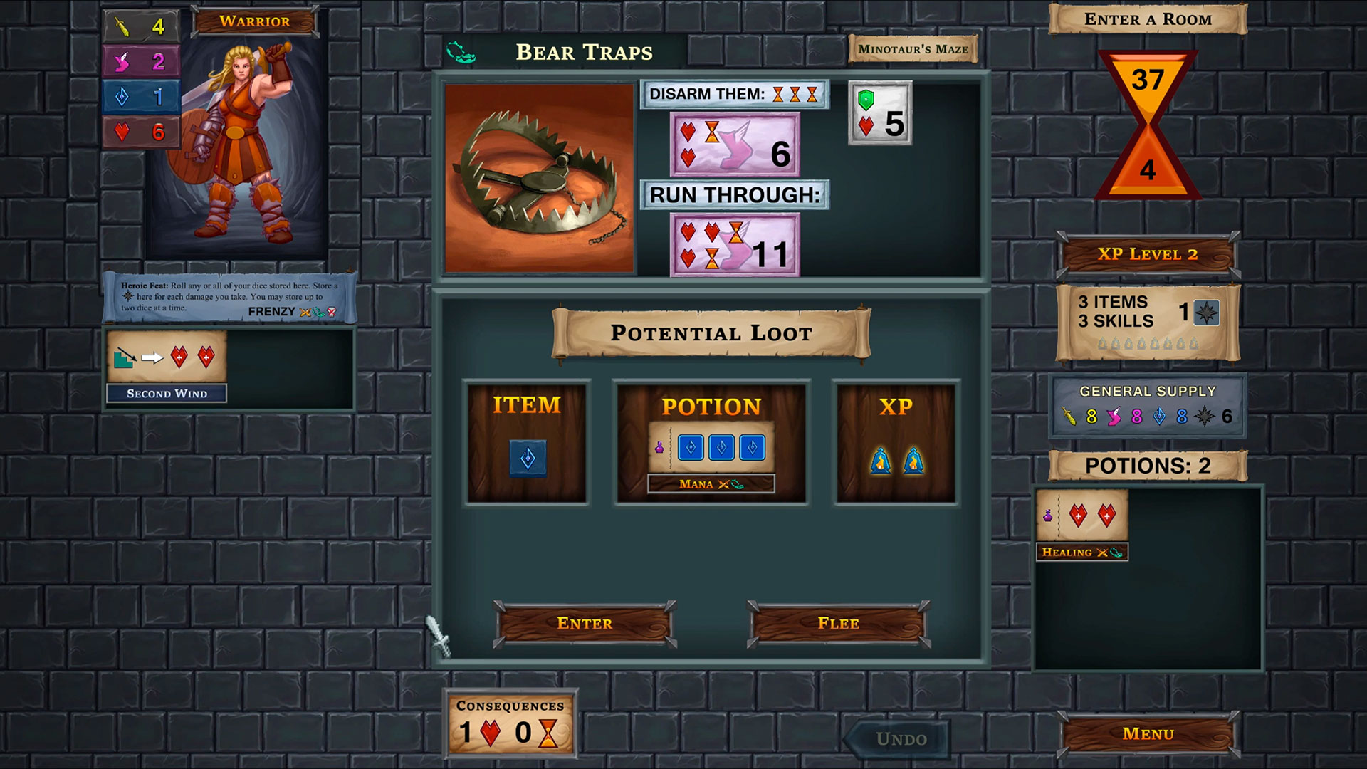 《单层地牢 One Deck Dungeon》Switch英文版NSP下载-情久项目网