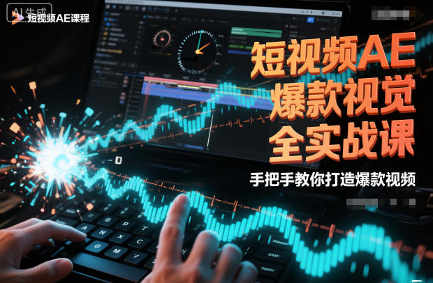 短视频AE爆款视觉全实战课，手把手教你打造爆款视频-情久项目网