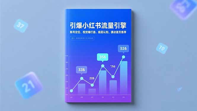 引爆小红书流量引擎，账号定位、视觉锤打造、底层认知，撬动首页推荐-情久项目网
