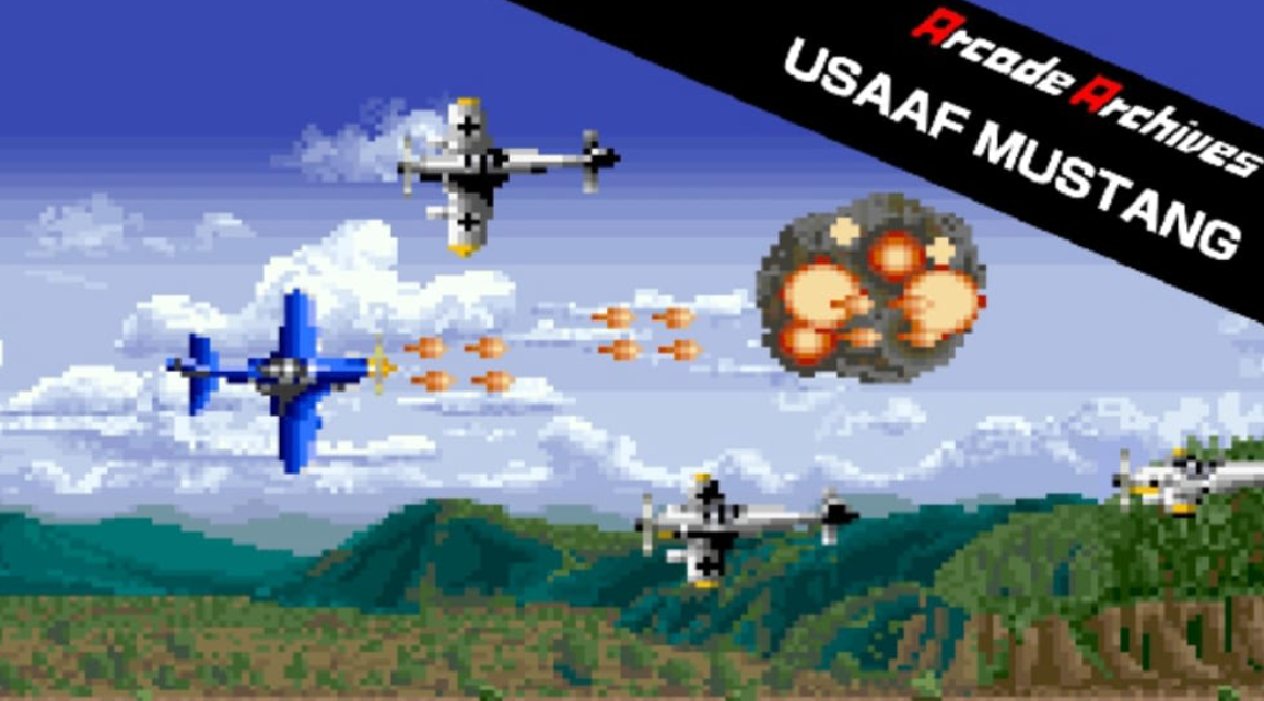《街机：野马战机 Arcade Archives USAAF MUSTANG》Switch英文版NSP下载-情久项目网