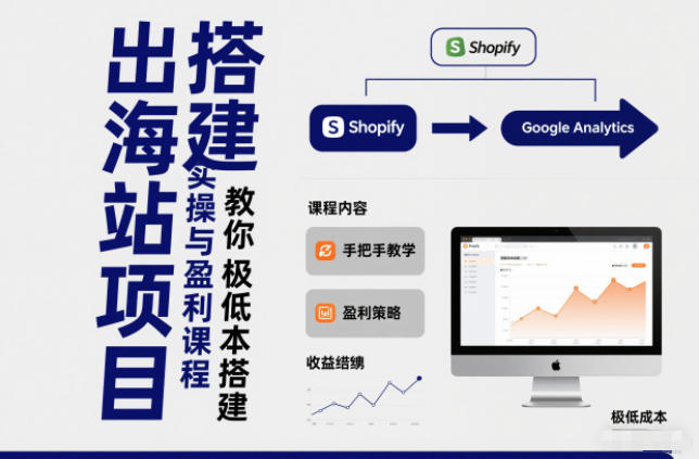小淘出海站项目，搭建实操与盈利课程，手把手教你用极低成本搭建-情久项目网
