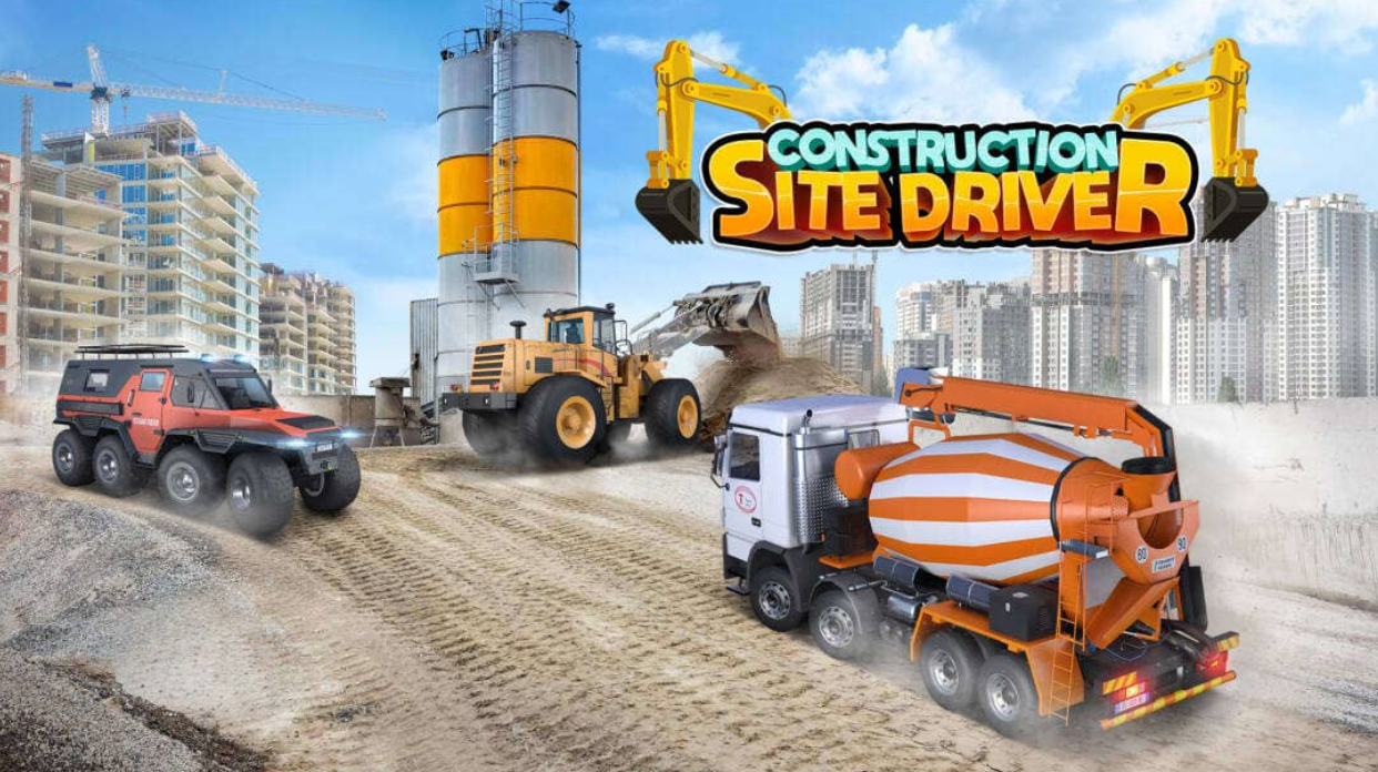 《建筑工地司机 Construction Site Driver》Switch英文版NSZ下载-情久项目网