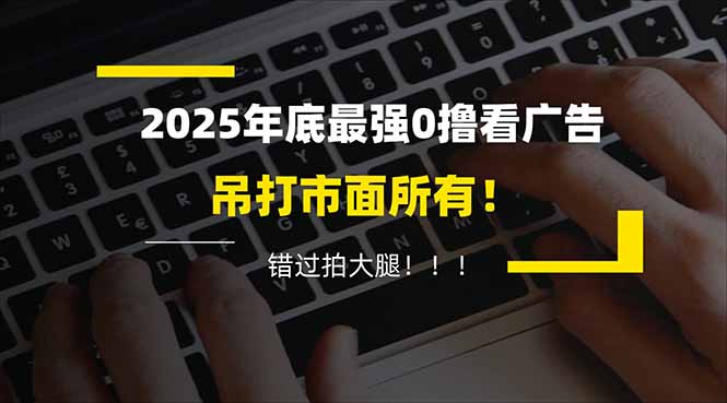 懒人福利！每天 20 分钟刷广告，动动手指轻松赚 100+，碎片时间就能做！-情久项目网
