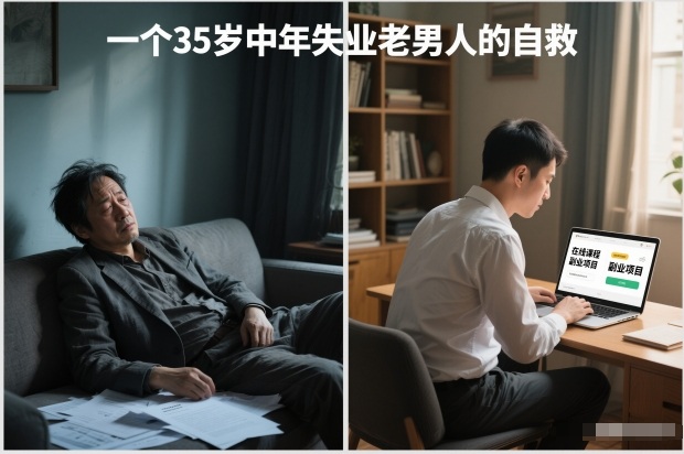 付费文章：一个35岁中年失业老男人的自救-情久项目网