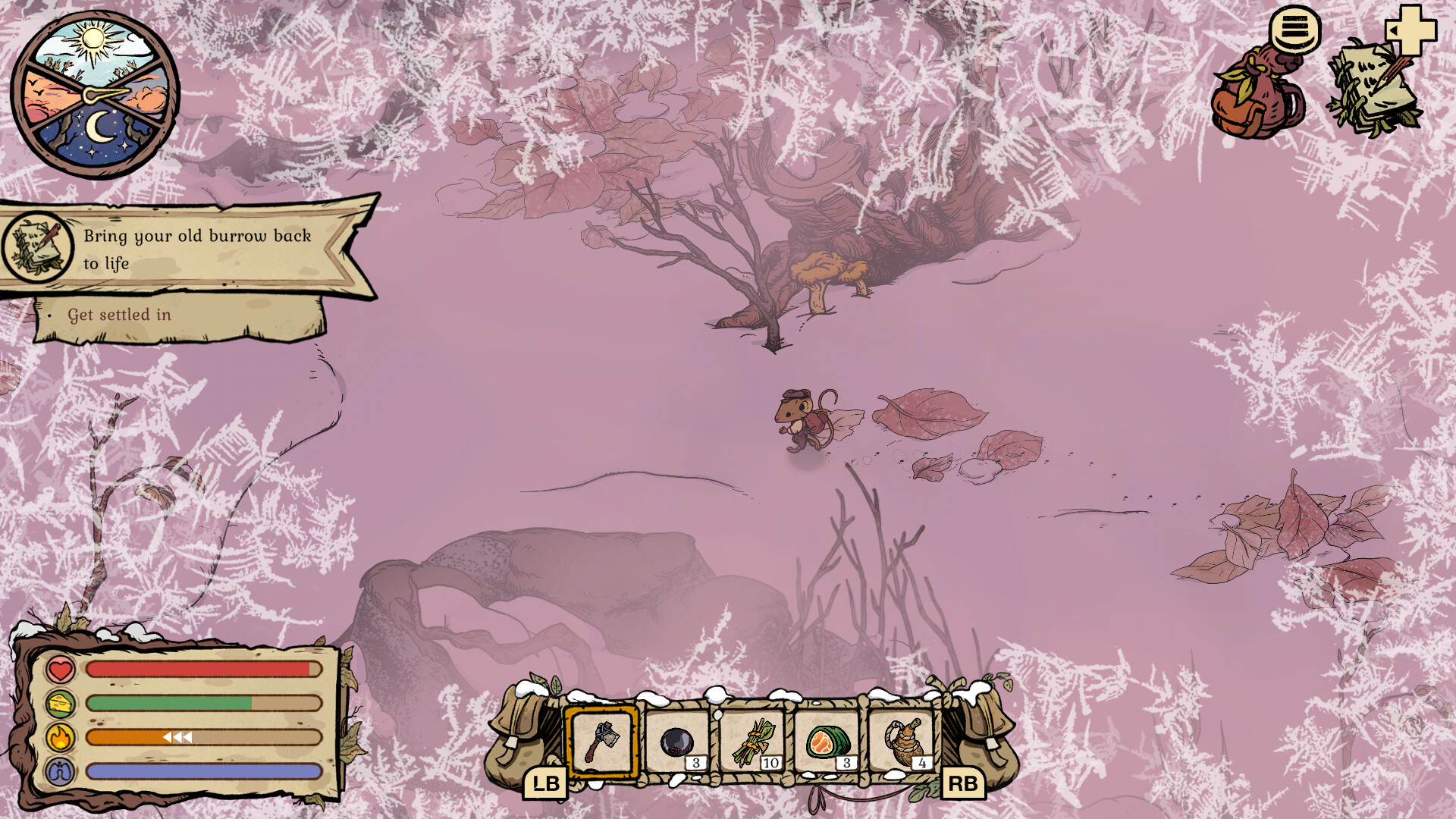 《林间暖巢 Winter Burrow》Switch美版中文NSZ下载 – 含1.0.3补丁-情久项目网