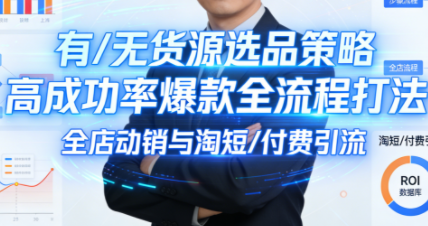 子鹏讲电商·淘宝私家班(更新12月)-情久项目网