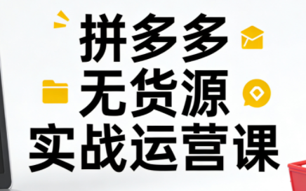 子枫老师·拼多多无货源实战运营课(更新12月)-情久项目网