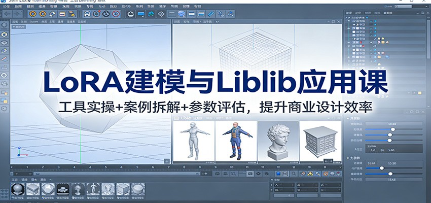 LoRA建模与Liblib应用课：工具实操+案例拆解+参数评估，提升商业设计效率-情久项目网
