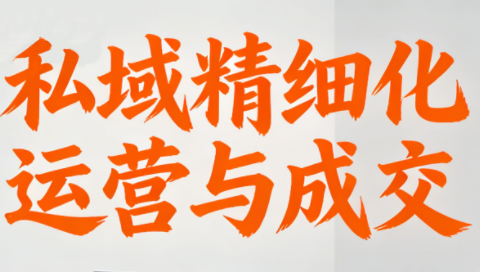 楚老师·私域精细化运营与成交-情久项目网