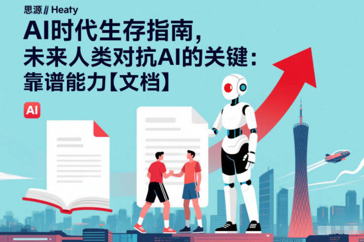 AI时代生存指南，未来人类对抗AI的关键：靠谱能力【文档】-情久项目网