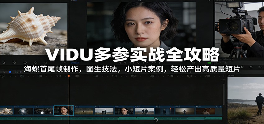 VIDU多参实战全攻略：海螺首尾帧制作，图生技法，小短片案例，轻松产出高质量短片-情久项目网