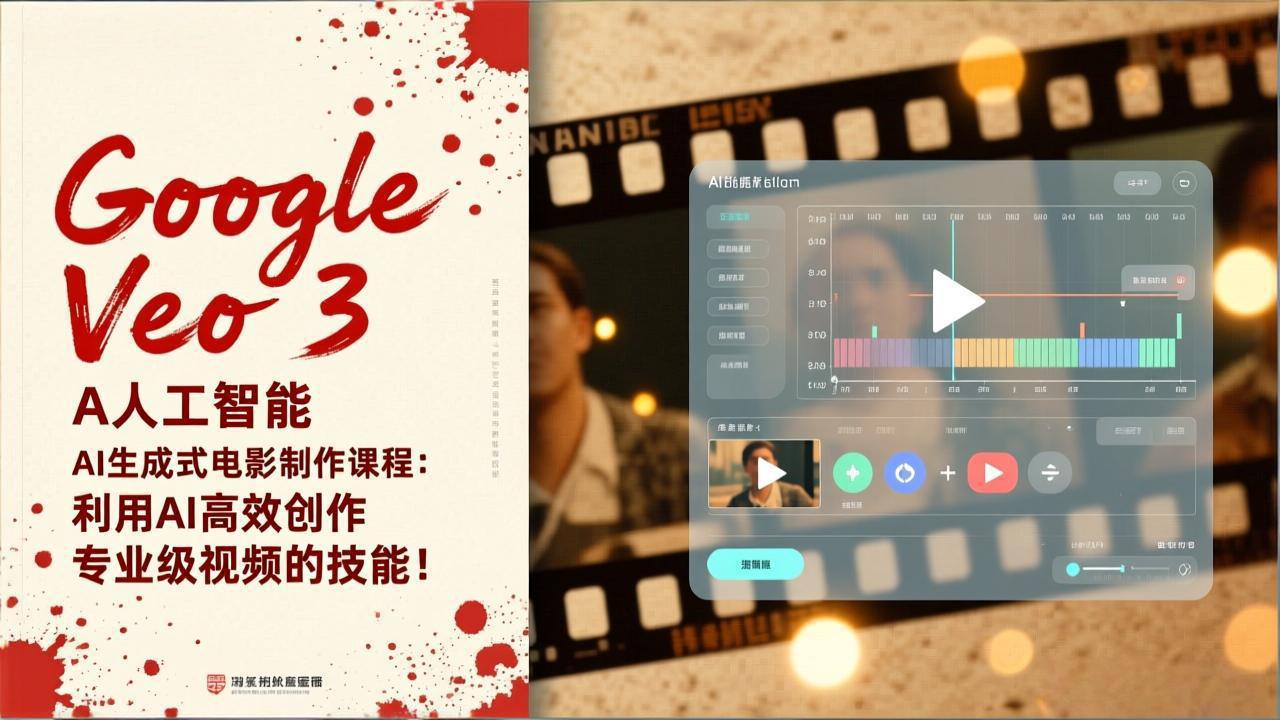 Google Veo 3人工智能AI生成式电影制作课程：利用AI高效创作专业级视频的技能！-情久项目网