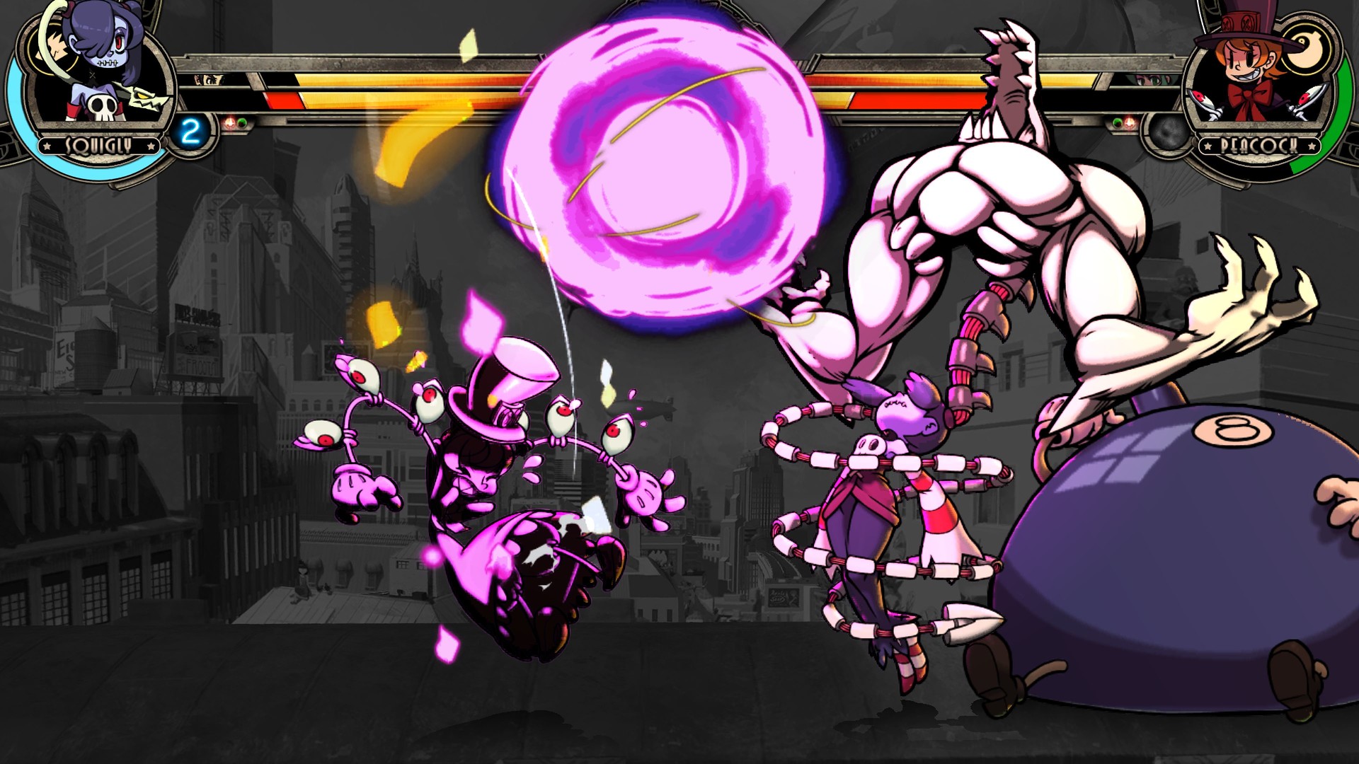 《骷髅女孩：二度返场 Skullgirls: 2nd Encore》Switch美版英文NSP下载 – 含1.0.11补丁+5DLC-情久项目网