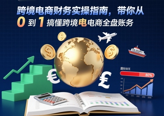 跨境电商财务实操指南，带你从0到1搞懂跨境电商全盘账务-情久项目网