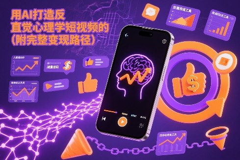 用AI打造“反直觉”心理学短视频的流量密码(附完整变现路径)-情久项目网