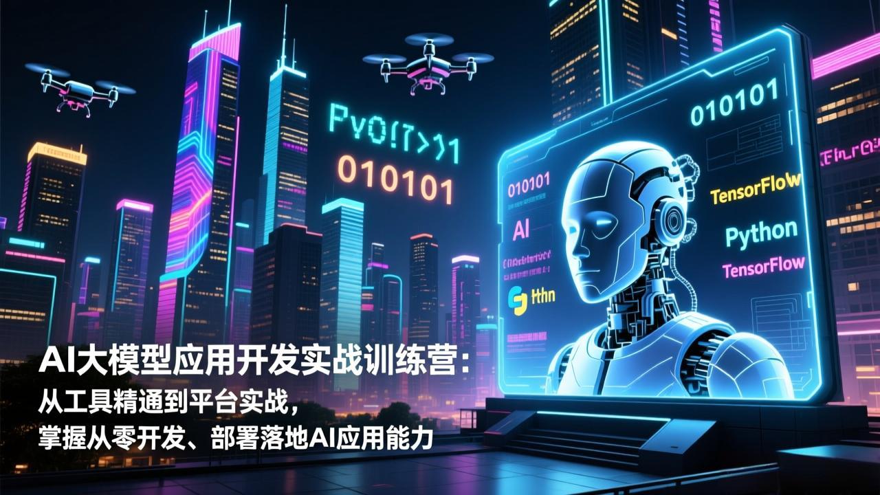 AI大模型应用开发实战训练营：从工具精通到平台实战，掌握从零开发、部署落地AI应用能力-情久项目网