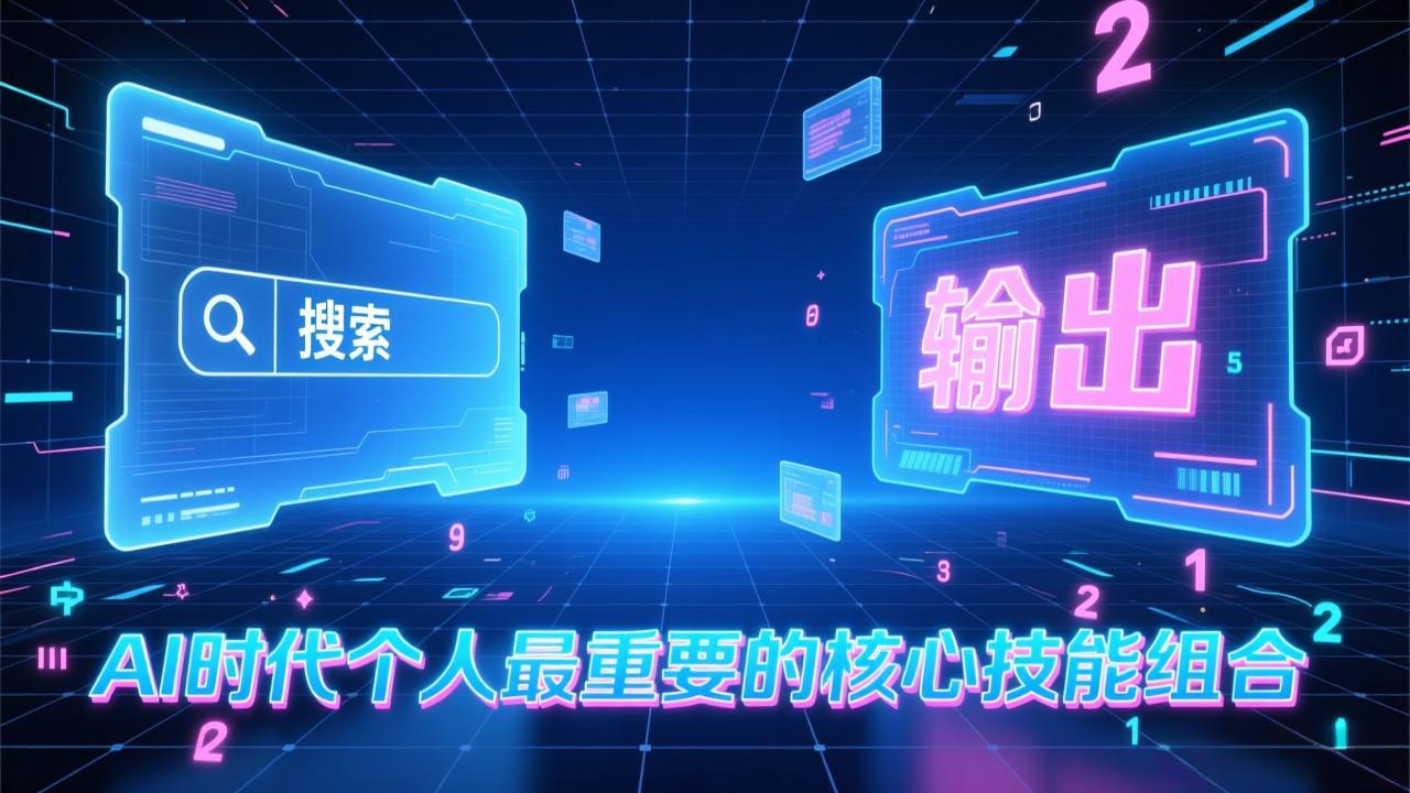 付费文章：AI时代个人最重要的核心技能组合：“输出能力”和“搜索能力”-情久项目网